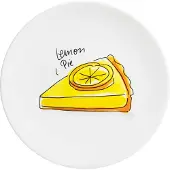 Blond Amsterdam , Even Bijkletsen: Bord Lemon Pie, 18cm