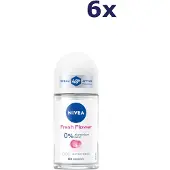 Nivea 6x deo roll-on 50ML Fresh flower