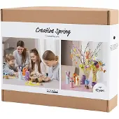 Creativ Company knutselset Mega creatieve box voorjaarskleuren decoratie.