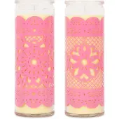 Kitsch Kitchen kaars in glas Papel Picardo Flor