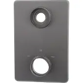 Boss & Wessing Verlengset Afbouwdeel BWS Karsten 2 Weg Gunmetal PVD