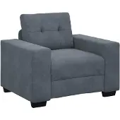 vidaXL Fauteuil 100x78x80 cm fluweel donkergrijs