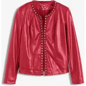 Bonprix Imitatieleren blazer met studs 42
