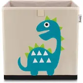 Lifeney Opbergdoos van stof voor kinderen "dinosaurus diplodocus", compatibel met Ikea Kallax