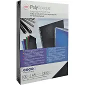GBC Inbindkaft PolyOpaque A4 300 micron PP (Polypropeen) Zwart 100 Stuks