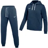Nike Park 26 Fleece Pullover Hoodie Joggingpak Dames Donkerblauw Wit