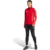 Adidas Tiro 25 Competition Trainingspak 1/4-Zip Dames Rood Zwart Grijs