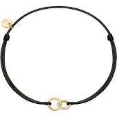 Glanzstücke Armband goudgeel / zwart