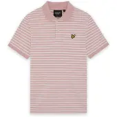 Lyle & Scott Shirt 'Breton' oudroze / offwhite
