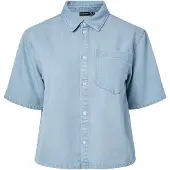 Pieces Blouse 'PCSmidi' lichtblauw