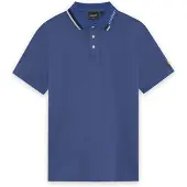Lyle & Scott Shirt saffier / zwart / wit