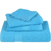 vidaXL 8-delige Handdoekenset FROGN 360 g/m² turquoise