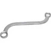 Bgs S-Form Doppel-Ringschlüssel Zwölfkant SW 16 x 17 mm