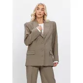Gestuz Dames Blazers Gzevaldi Blazer - Taupe - Maat 38
