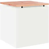 vidaXL Tuinbank, wit, 40 x 40 x 43 cm