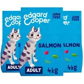 Edgard & Cooper 3x Kattenvoer Adult Zalm 4 Kg