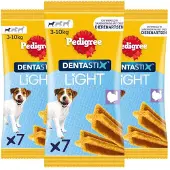 Pedigree 3x Hondensnack Dentastix Light Mini 58 Gr