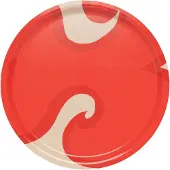 Marimekko Jokeri dienblad Sand-orange red, 31 cm