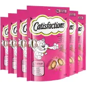 Catisfactions Kattensnoepjes - Snacks - Rund - 6 zakjes van 60g