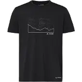 Vaude - Tekoa Wool T-Shirt - Merinoshirt L, zwart