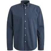 PME Legend Heren Overhemden American Classic Shirt - Blauw - Maat XL