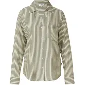 s.Oliver Blouse lichtgroen / wit