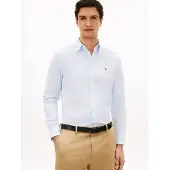 Tommy Hilfiger Zakelijk overhemd 'Flex' pastelblauw