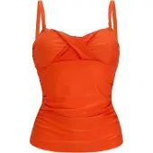 Regatta Dames/Dames Aceana III Effen Tankini Top (Mandarijn Tango)