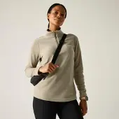 Regatta - Geweldige Outdoors Dames Sweetheart 1/4 Zip Fleece Sweater (Perkament)