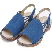 Ara Sandalen met riem blauw denim