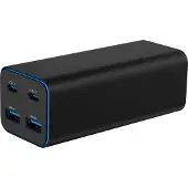 Gembird USB snellader 2xA, 2xC 100W Power Delivery zwart