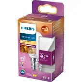 Philips filamentkaarslamp mat 40W P45 E14 - 470 lm - 25.000 uur