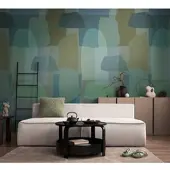 Living Walls ELEGANTE BLADEREN BEHANG | Botanisch - Bruin Groen Goud - Anna D'Andrea