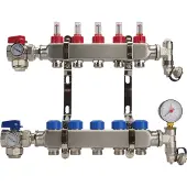 U-Tube Systems Open Regular RVS Verdeelunit 15 Groeps