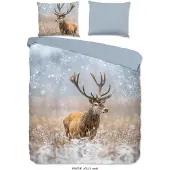 Good Morning dekbedovertrek Jolly - flanel - 2-persoons (200x220 + 2st 60x70cm)