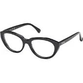 Max mara MM5113 53/17/140 Glazen Shiny zwart Acetaat VROUW MM5113