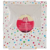 Funcakes Cupcake Doos voor 6 Cupcakes of Muffins - Confetti - 3 Stuks - Cupcake Bewaardoos