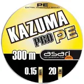 Asari Kazuma Pro Pe Gevlochten Vislijn 300 M Grijs 0.150 mm
