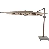 4 Seasons Outdoor Hacienda zweefparasol 300x400 cm wenge frame beach