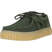 Clarks Mocassins 'Torhill Lo' donkergroen
