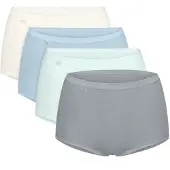 Sloggi Broekje ' Originals Basic ' crème / lichtblauw / grijs / mintgroen