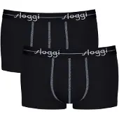 Sloggi Boxershorts zwart / wit