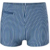 Schiesser Zwemshorts ' Ocean Swim ' blauw / wit
