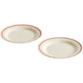 HAY Sobremesa Bord Ø18,5 cm - Set van 2 Red