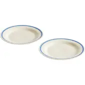 HAY Sobremesa bord Ø18,5 cm 2-pack Blue