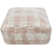 Lorena Canals Vichy Poef - Roze