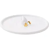 Pols Potten Bord Plate Diving Duck Gold Ø40