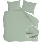 Walra Dekbedovertrek Remade Uni Essence groen 240x220