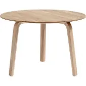 HAY Bella salontafel Lacquered oak, Ø60x39 cm