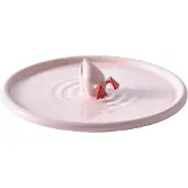 Pols Potten Bord Plate Diving Duck Light Pink Ø40